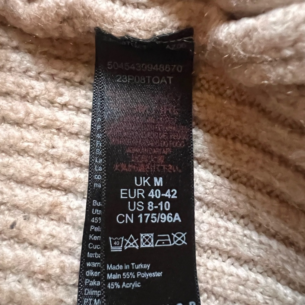 Topshop Ribbed Open Front Cardigan - Picture 5 of 7